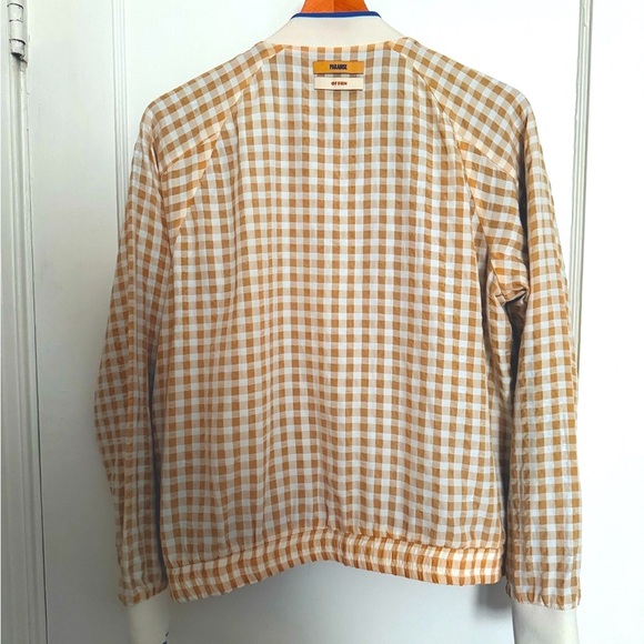 Lightweight Scotch & Soda Gingham Bomber Jacket - Picture 2 of 4